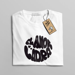 Camiseta “El amor ladra”