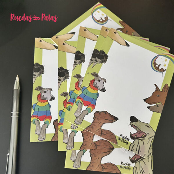 2x1 Bloc de notas Galgos - Imagen 2