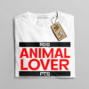 Camiseta Animal Lover blanca