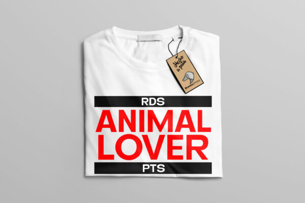 Camiseta Animal Lover blanca