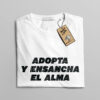 camiseta ensancha blanca