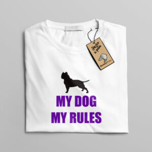 Camiseta “My dog my rules”