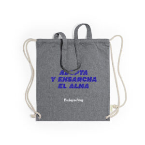 Mochila-tote «Adopta y ensancha el alma»