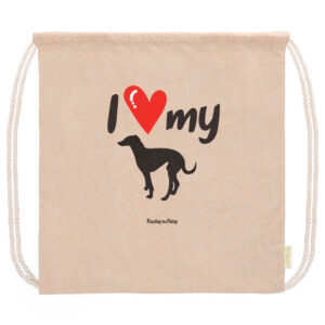 Mochila ecológica i love my dog