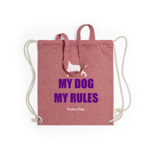 Mochila-tote «My dog my rules»