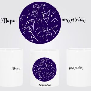 Taza mapa perrestelar