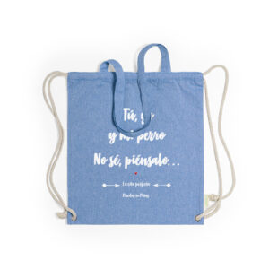 Mochila-tote «Tú, yo y mi perro»