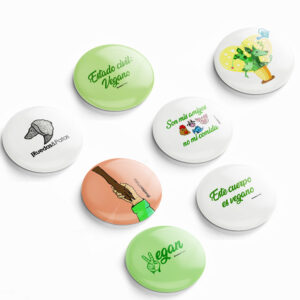 pack de chapas vegan