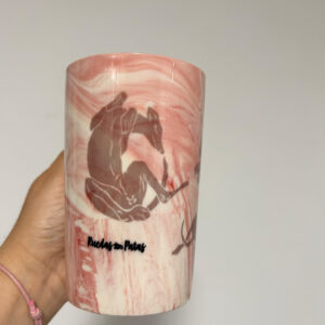 Taza mármol rosa galguis