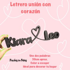 Letrero corazón