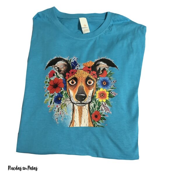 Camiseta Galgui flor